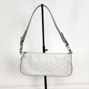 Y2K Worthington Silver Metalic Mini Handbag 10"Wx5"T
